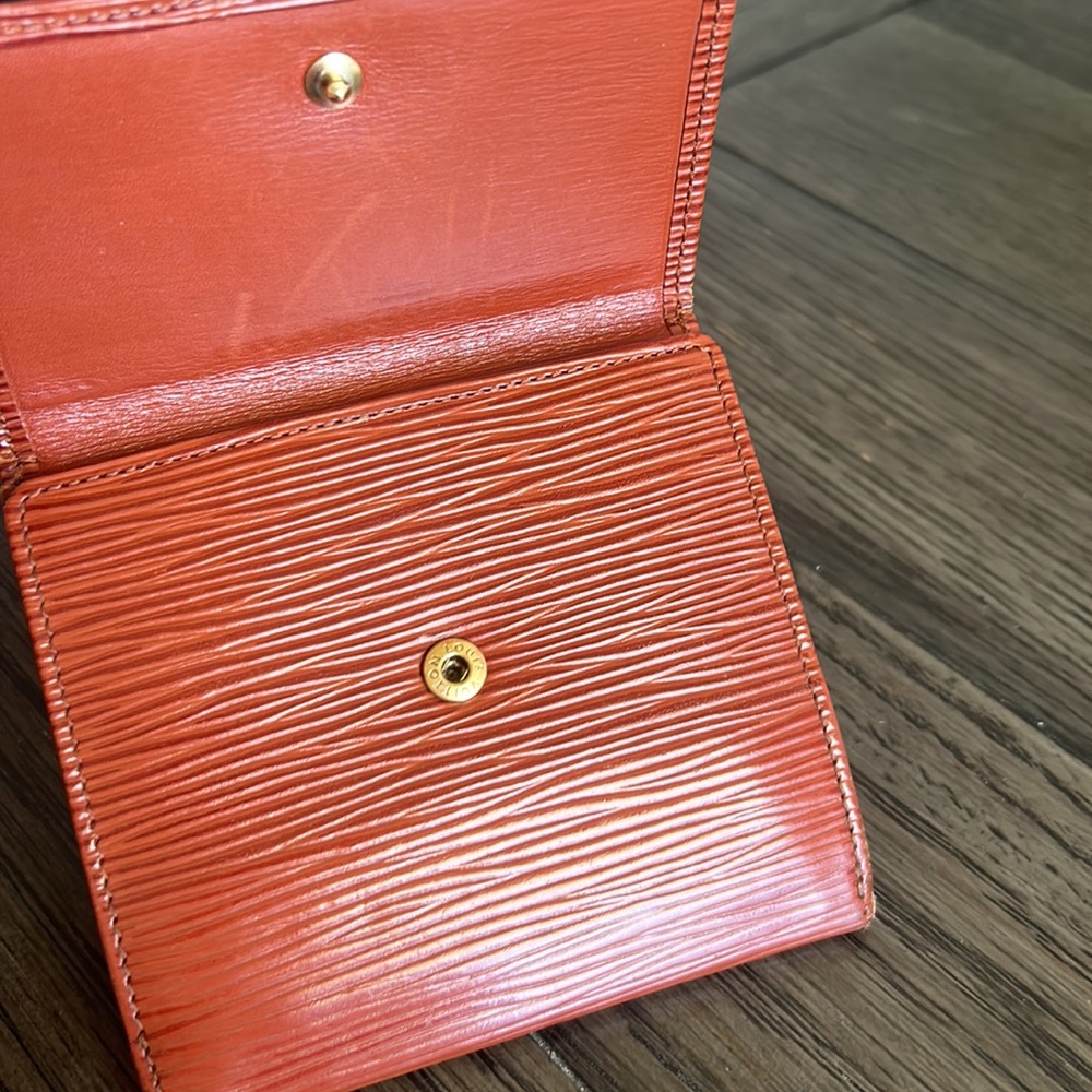 LV Cognac Epi Dual Snap Wallet - Picture 11 of 16